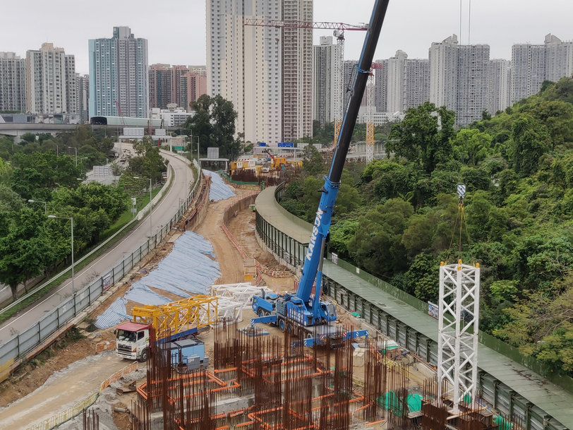 NFT deploys Potain topless cranes for Hong Kong housing project